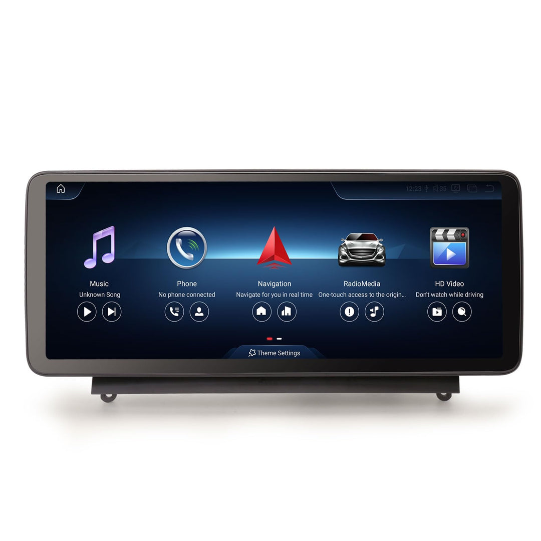 Erisin 8GB+128GB Android 12 Autoradio 1din mit GPS Navigation für Mercedes Benz C-Klasse W204 S204 N