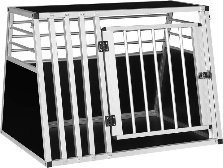 EUGAD Hundetransportbox Alubox Reisebox Autobox für mittlere Hunde Border Collie und Australian Shep