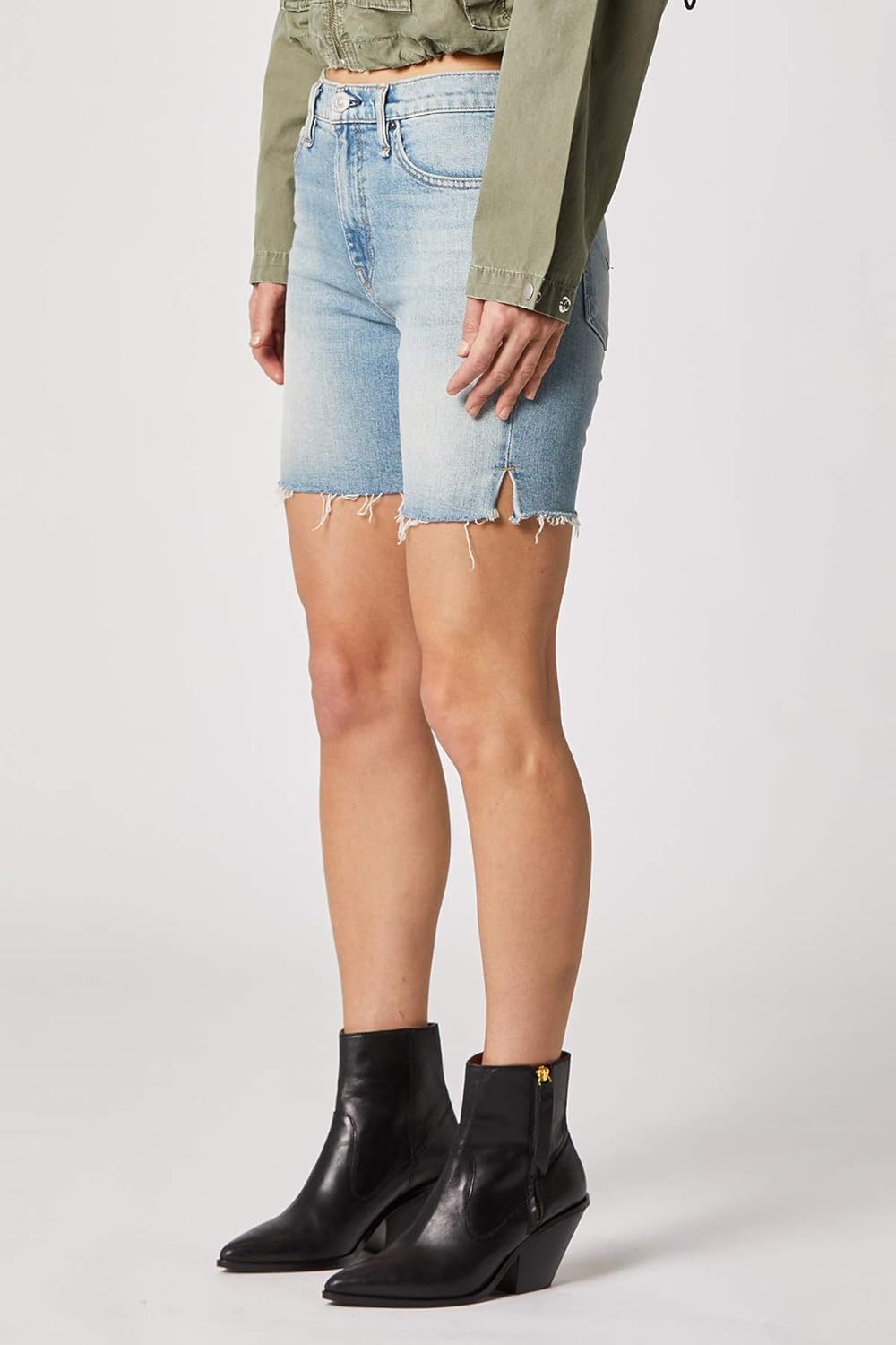 Hudson Women's Hana Biker Cut Off Jean Short 30 Foxy, 30 Foxy