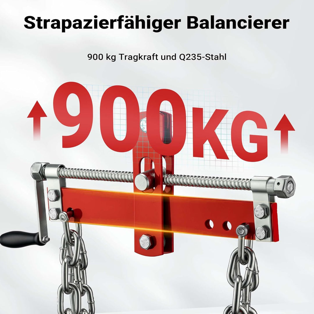 900kg Balancierer Positionierer Motorkran Werkstattkran Hebekran Traverse Kran Werkstatt
