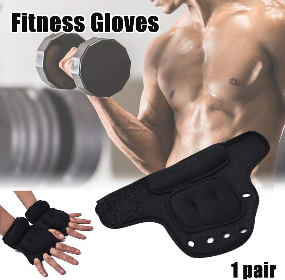 Gewichtete Handschuhe, 1 kg, Sandsack, Gewichtshandschuhe, Trainingshandschuhe mit Handgelenkstütze,