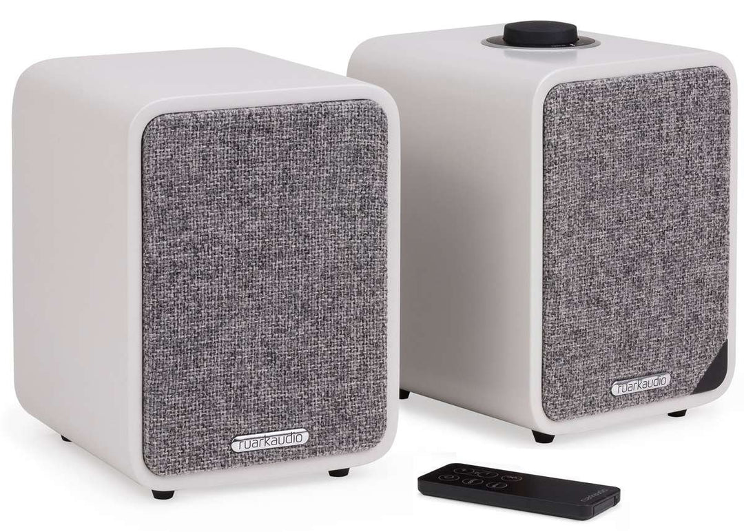 ruarkaudio MR1 MKII aktive Bluetooth-Lautsprecher, Paar, matt grau (soft grey)