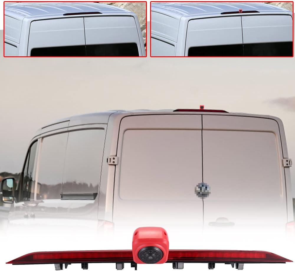Berlingan Auto Drittes Dach Original-Bremslicht-Rückfahrkamera, Ersatz für VW Crafter 2017 Man TGE a