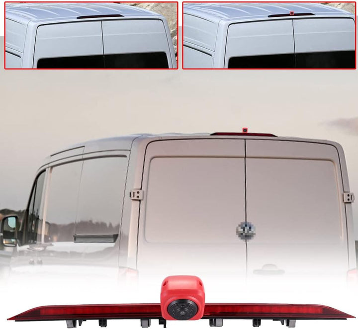 Berlingan Auto Drittes Dach Original-Bremslicht-Rückfahrkamera, Ersatz für VW Crafter 2017 Man TGE a