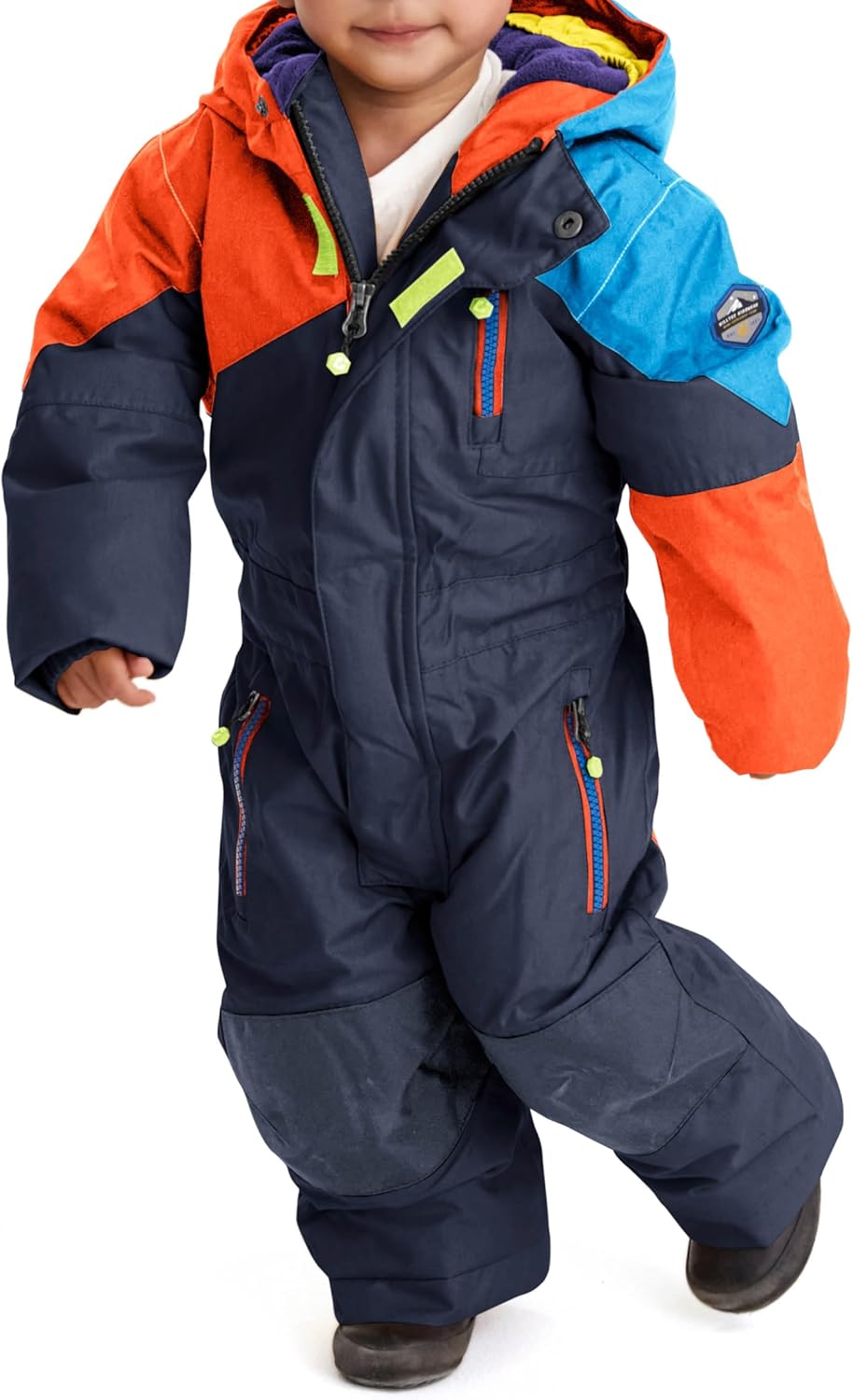 Killtec Unisex Kinder Kesley Mini Skioverall/Schneeanzug Mit Kapuze 110-116 Dunkelnavy, 110-116 Dunk