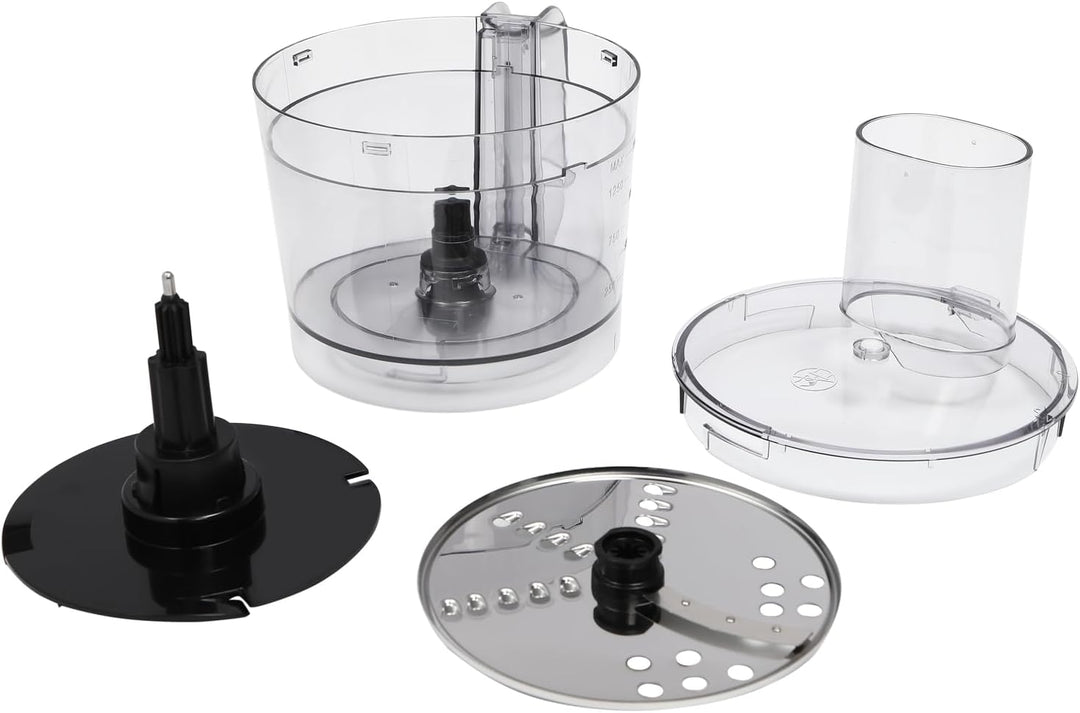 7-in-1-Gemüseschneider Kompakt Küchenmaschine Zerkleinerer Edelstahlgehäuse Food Processor Knetmasch