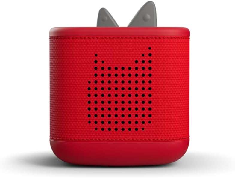 tonies Toniebox 2 Bundle Incl. 2 Benjamin Blümchen, Rot, Audioplayer für Hörbücher, Lieder, Einschla