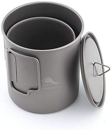 TOAKS Camping Titan Topf Becher Schale (375ml, 450ml, 550ml, 650ml, 700ml, 750ml, 900ml), Outdoor Pi