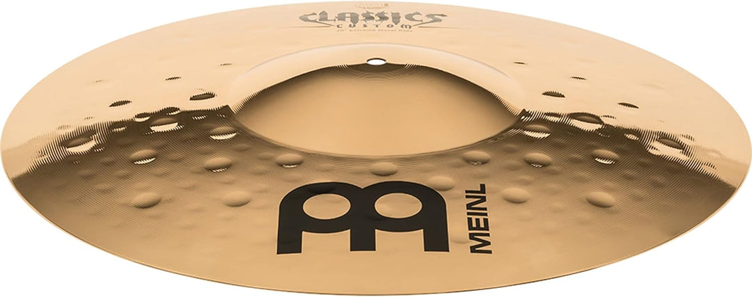 Meinl Cymbals Classics Custom Extreme Metal Ride 20 Zoll (Video) Schlagzeug Becken (50,80cm) B12 Bro