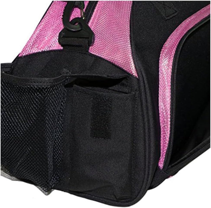 Damen Ballett Tanz Gym Sport Duffel Tasche Mädchen Tanztasche mit Schuhfach Übernachtung Kurze Reise