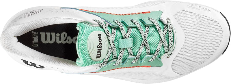 Wilson Damen Hurakn 2.0 paddelschuhe 36 2/3 EU White Biscay Green, 36 2/3 EU White Biscay Green