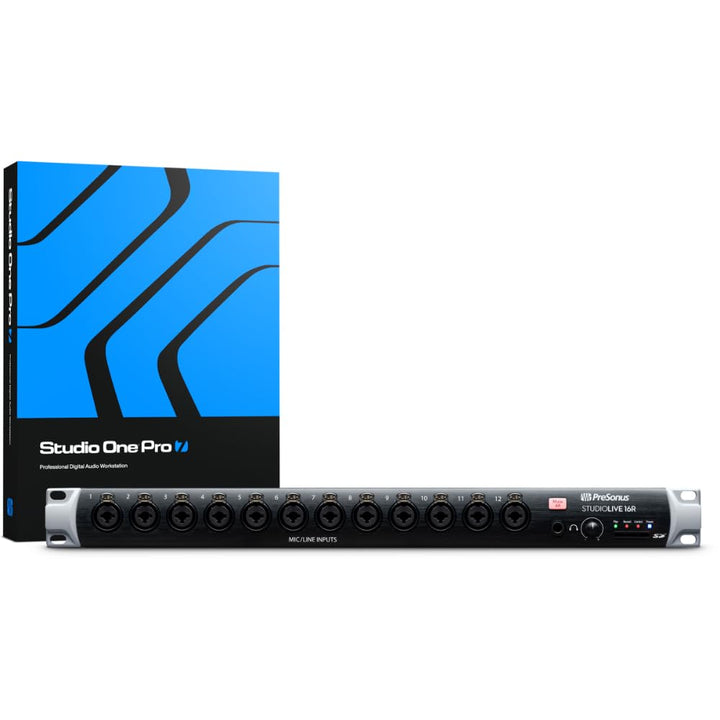 PreSonus StudioLive 16R, 18-Eingang, 16-Kanal Rack-Mixer mischpult, Stage Box und Audio-Interface 16