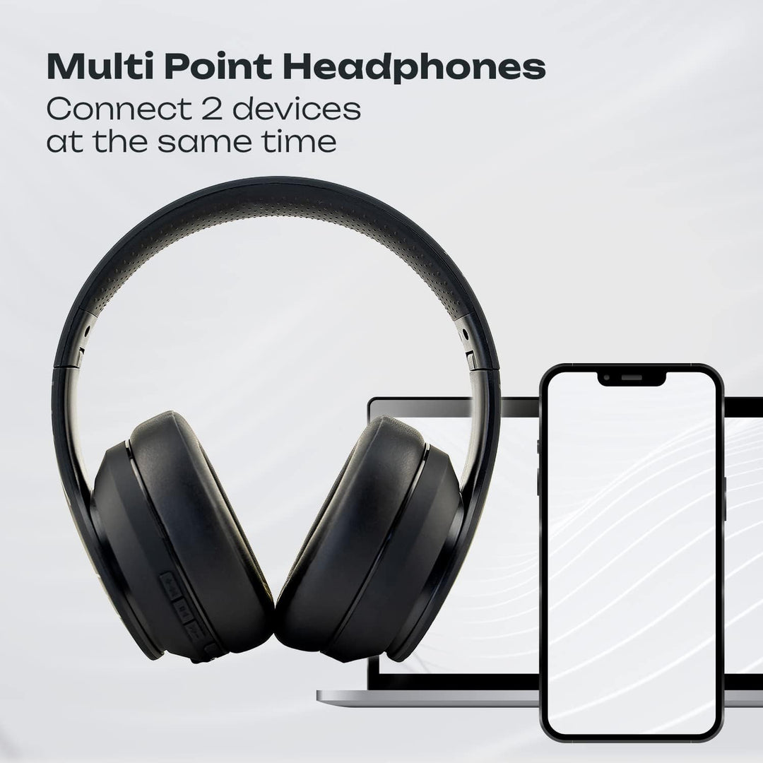 PowerLocus P6 Bluetooth Kopfhörer Over Ear, Over Ear Kopfhörer Kabellos mit Super Bass, 40Std. Spiel