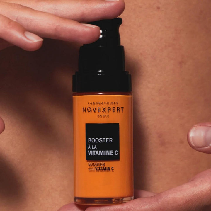 NOVEXPERT Power-Booster mit 25% Vitamin C, 30ml Serum gegen Falten