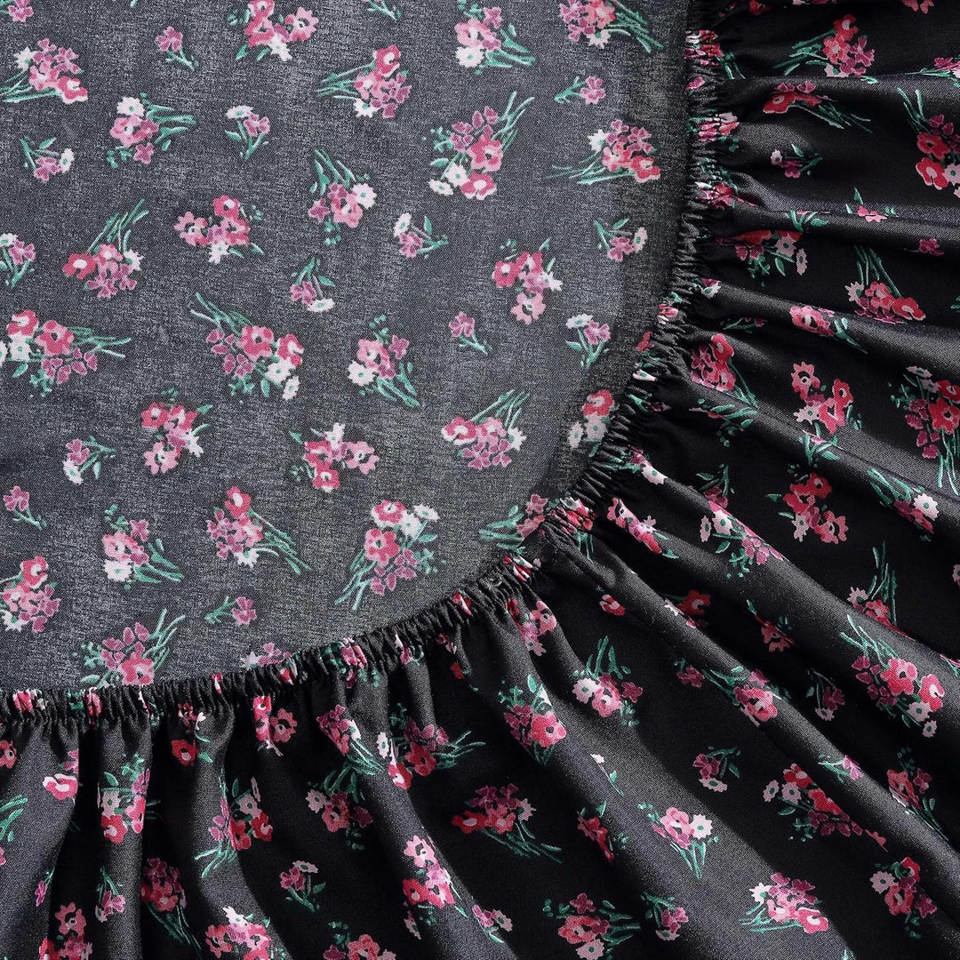 Betsey Johnson - Twin XL Sheet Set, Soft & Lightweight Bedding, Fade & Wrinkle Resistant (Bouquet Di