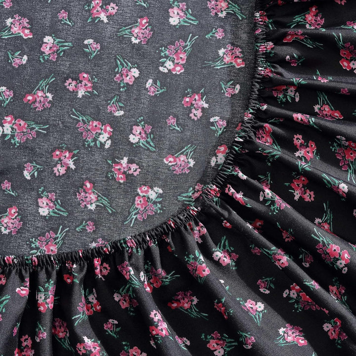 Betsey Johnson - Twin XL Sheet Set, Soft & Lightweight Bedding, Fade & Wrinkle Resistant (Bouquet Di
