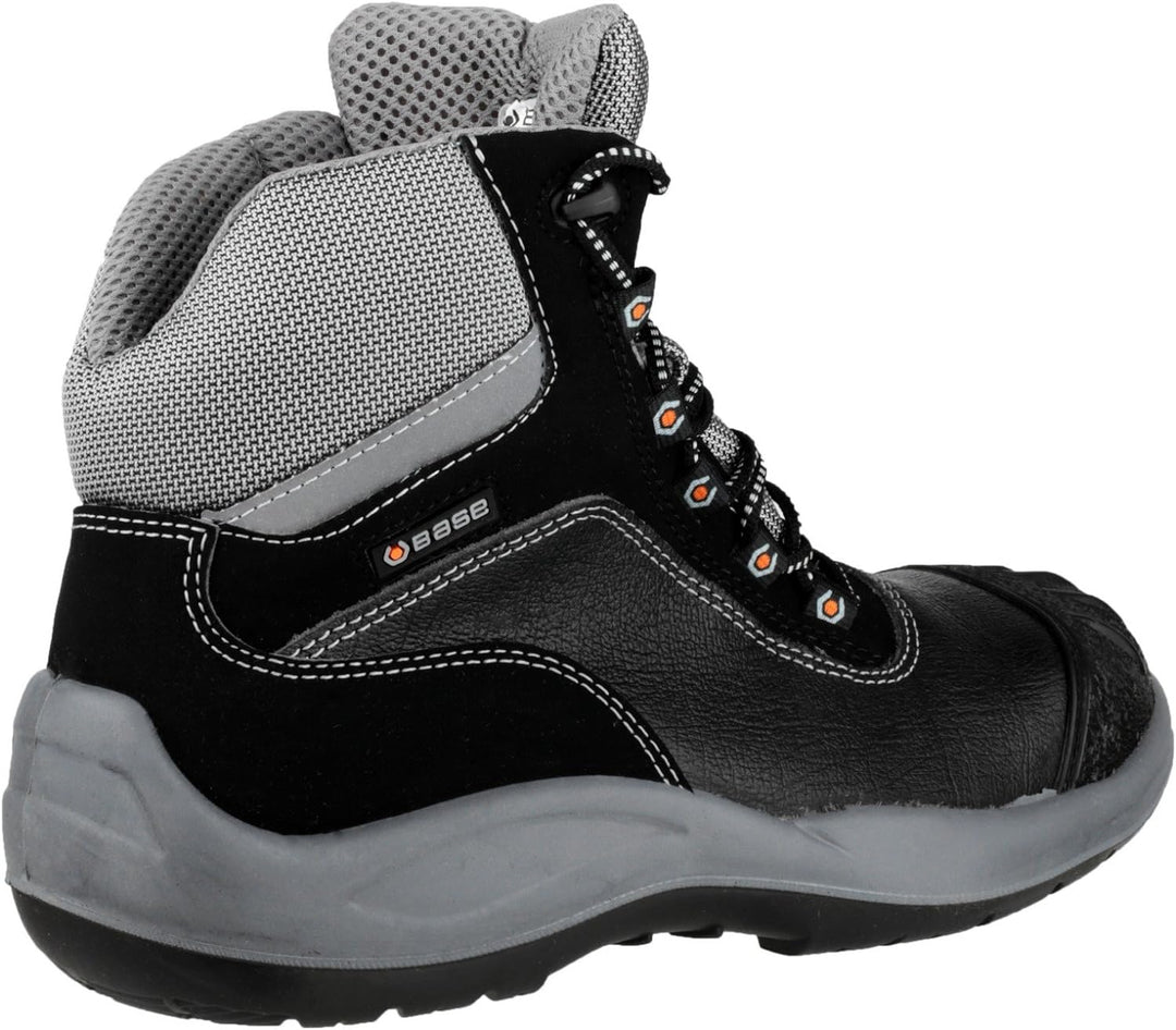 Base B119 Mens Kampfstiefel 49 Schwarz Grau, 49 Schwarz Grau
