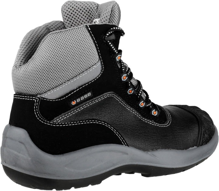 Base B119 Mens Kampfstiefel 49 Schwarz Grau, 49 Schwarz Grau