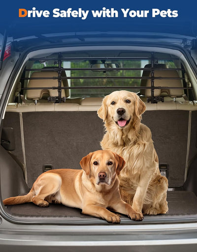 JOYTUTUS Schutzgitter Auto Hundegitter aus Aluminium Hundeschutzgitter Trenngitter Gepäckgitter Univ