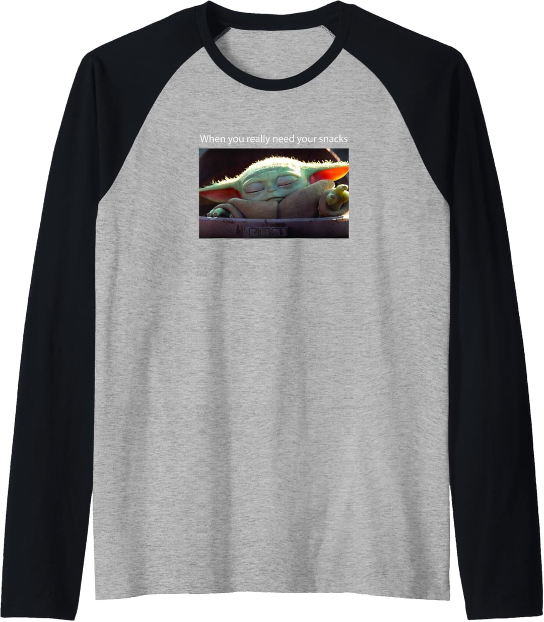 Star Wars Snack Meme Raglan