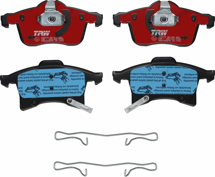 TRW GDB1668DTE Bremsbelagsatz, Scheibenbremse