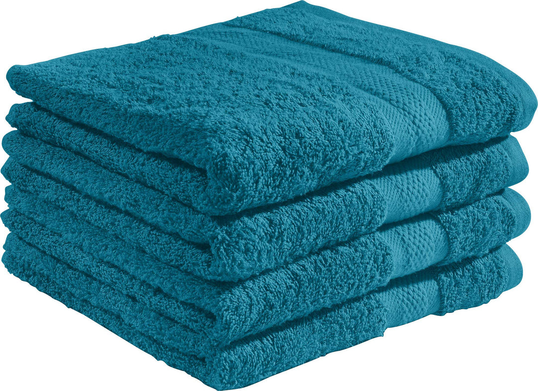 REDBEST Duschtuchset, Frottierset 4er-Pack Chicago - saugstark, strapazierfähig, ideal für Reisen, S
