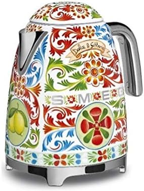 SMEG KLF03DGEU Wasserkocher, 18/8 Stainless Steel, 1.7 liters 1.7 Liter Mehrfarbig, 1.7 Liter Mehrfa