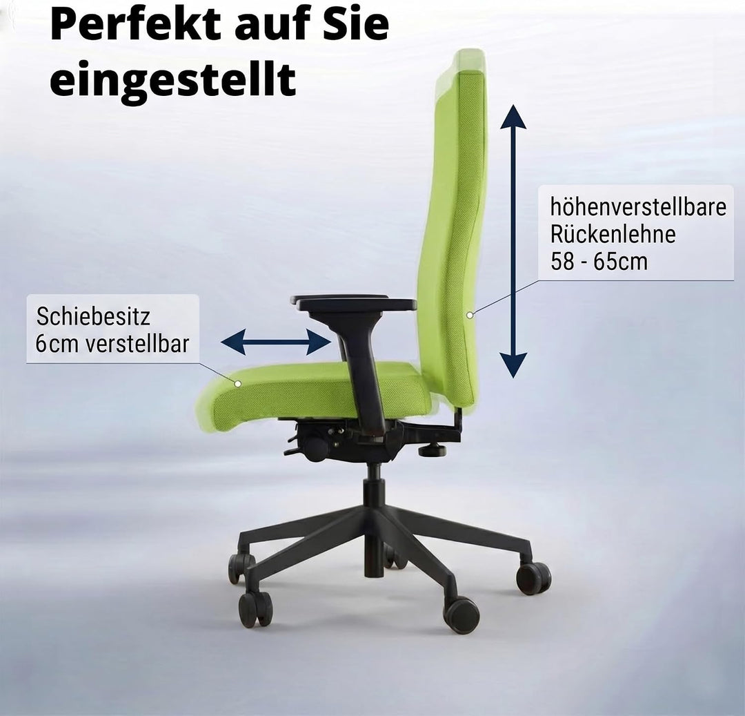 TREND OFFICE to-Strike Comfort pro sk 9248 Color, Stiftung Warentest Testsieger, ergonomischer Büros