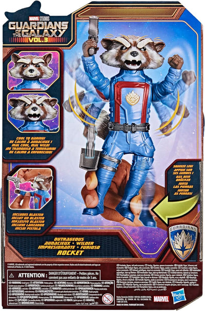 Marvel Studios, Guardians of The Galaxy Vol. 3, Marvel's Rocket Actionfigur, Superhelden-Spielzeug f