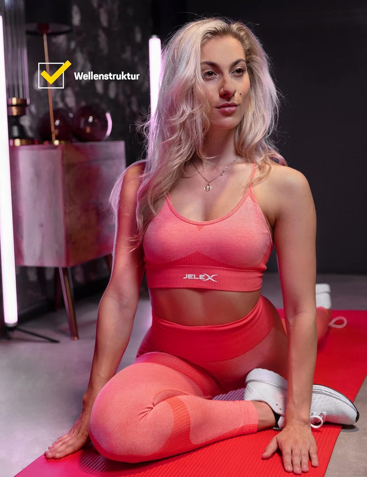 JELEX Namaste Sport Fitness Yoga Matte für Gym, Workout und zuhause. Aus rutschfestem, leichtem Mate