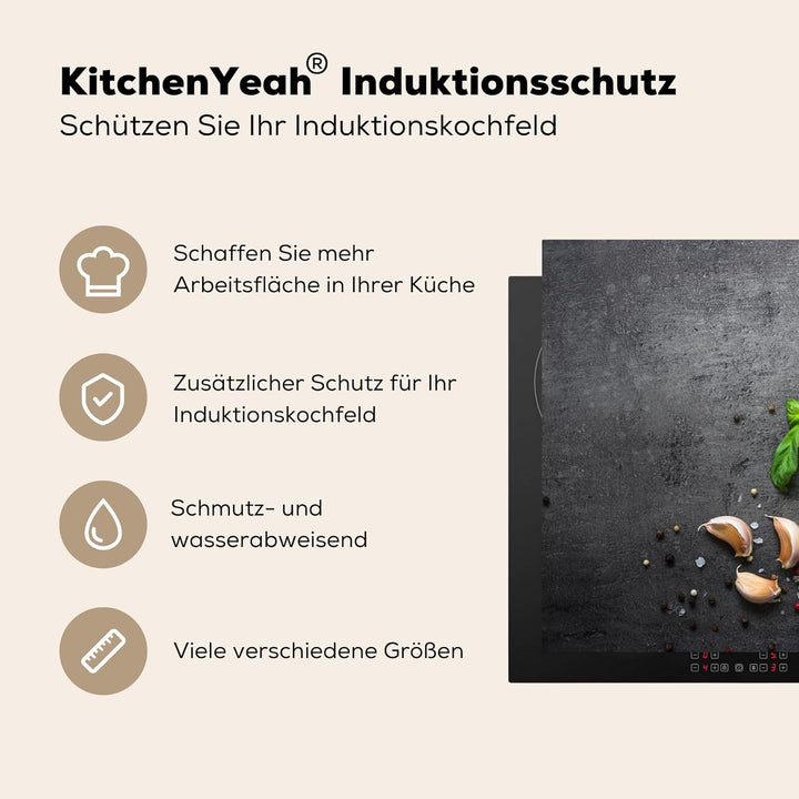 KitchenYeah© Herdabdeckplatte Einteilig Ceranfeld Abdeckplatte für Induktionsschutz Ceranfeldabdecku