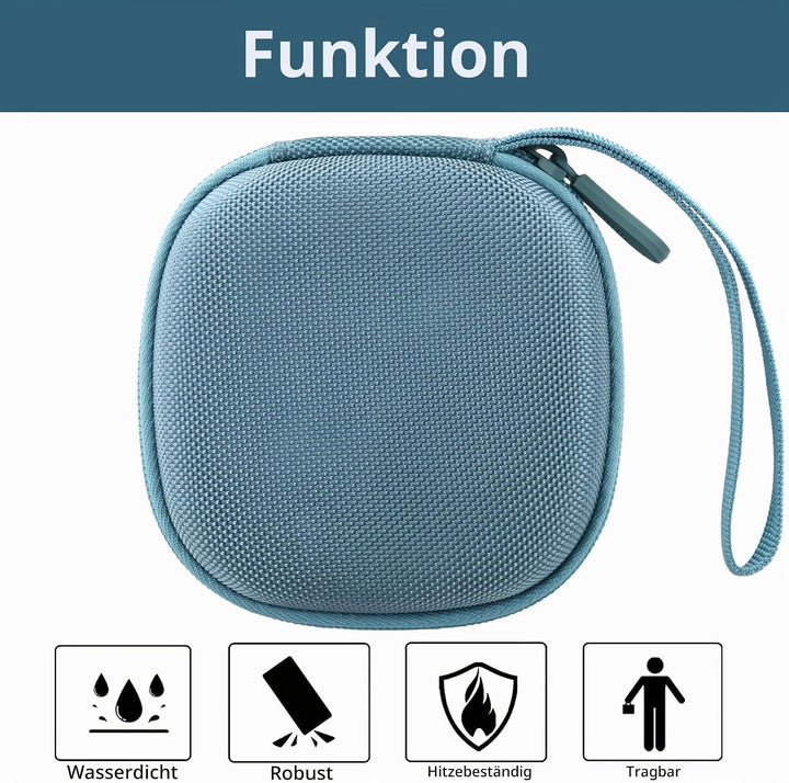 Aenllosi Hart Tasche Hülle für Bose SoundLink Micro Bluetooth Lautsprecher, Nur Tasche (SteinBlau),