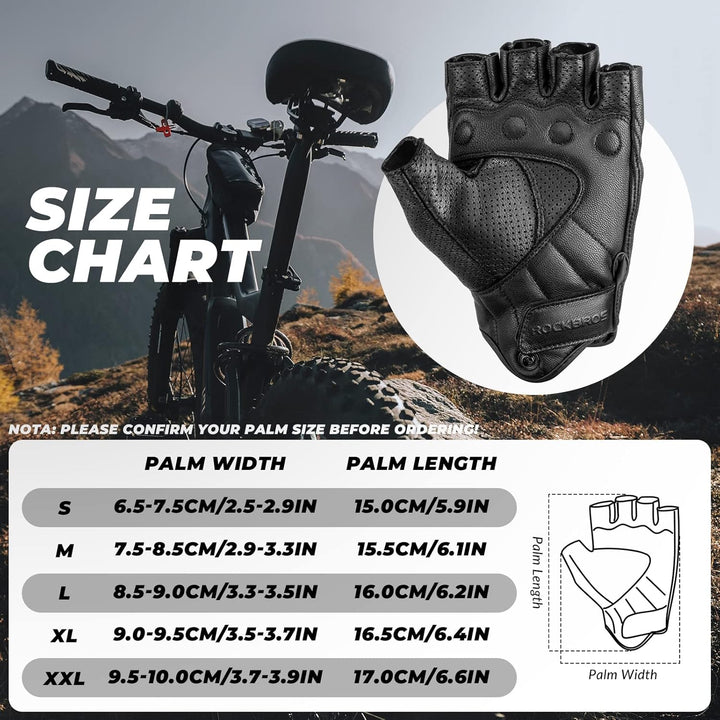 ROCKBROS Motorradhandschuhe Herren Motorrad Handschuhe Winddichte Touchscreen Radsporthandschuhe Atm