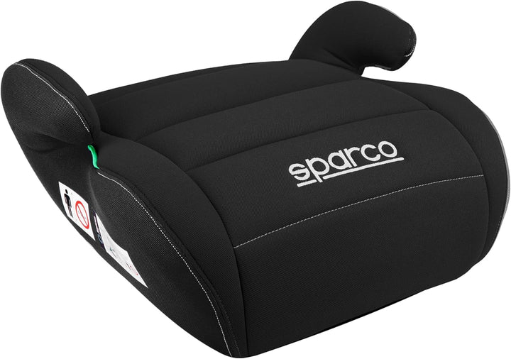 Sparco Kinderautositz Booster Schwarz i-Size für Jungen und Mädchen. Zugelassen ECE R129/03 125-150