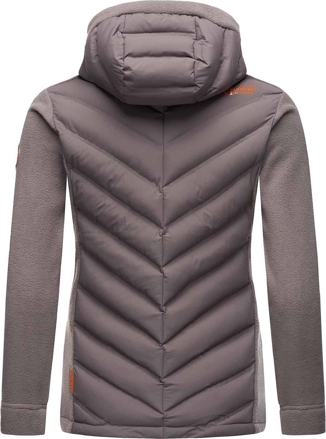 MARIKOO Damen leichte Übergangsjacke Steppjacke Mount Haruna S Grau, S Grau