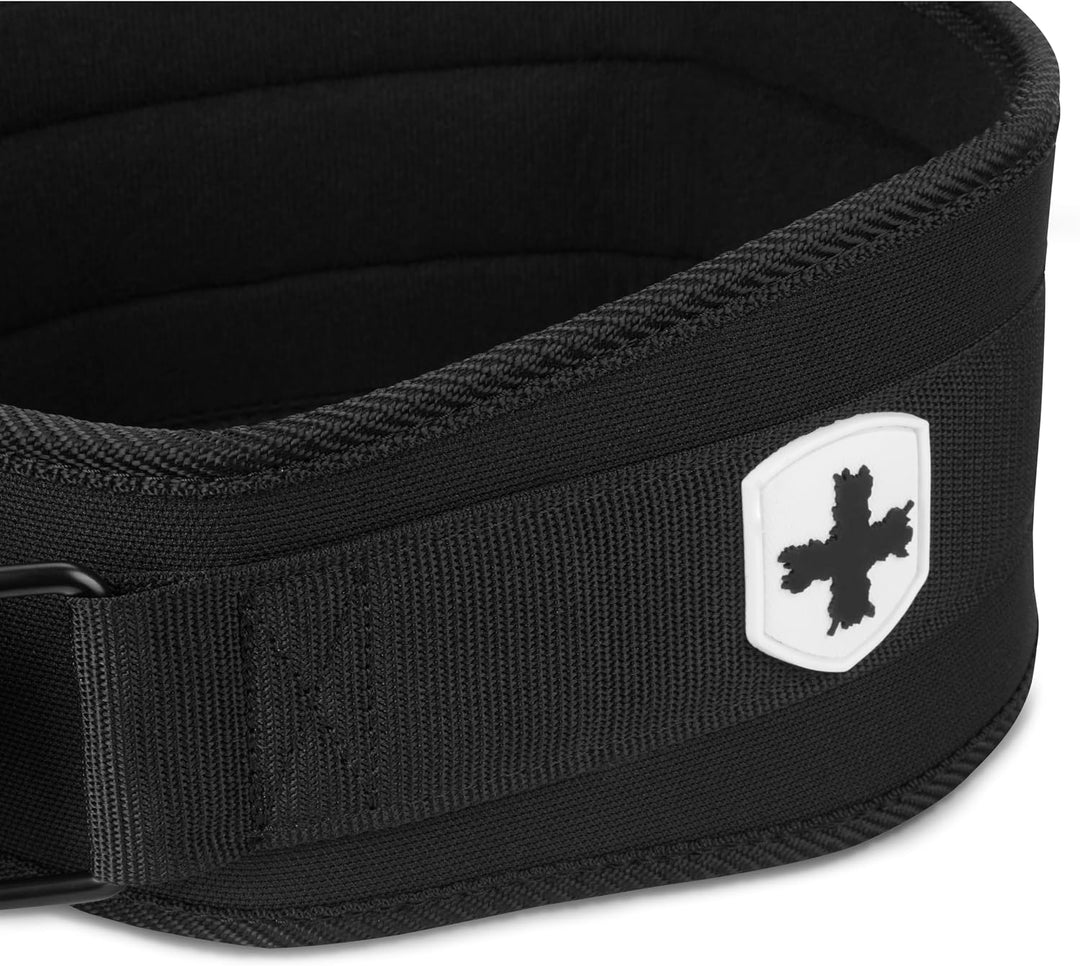 Harbinger Gewichthebergürtel aus Nylon, flexibler und ultraleichter Schaumstoffkern, 11,4 cm breit,