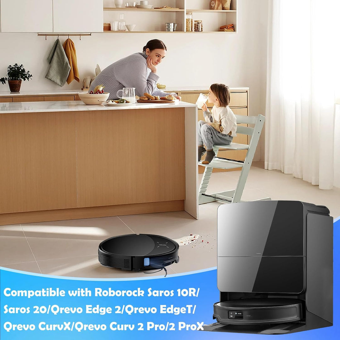 Zubehör für Roborock Saros 10R,Saros 20,Qrevo CurvX,Qrevo Curv 2 Pro/ProX Staubsauger,1 Hauptbürsten