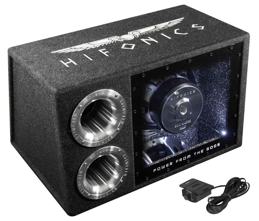 HiFonics ATL12BPA - ATLAS AKTIV SINGLE BANDPASS SUBBOX mit 460 Watt RMS Class-D Verstärker aus der A