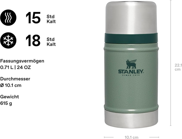 Stanley Classic Legendary Thermobehälter Für Essen 709 ml - Hält 15 Stunden Heiss Oder 18 Stunden Ka