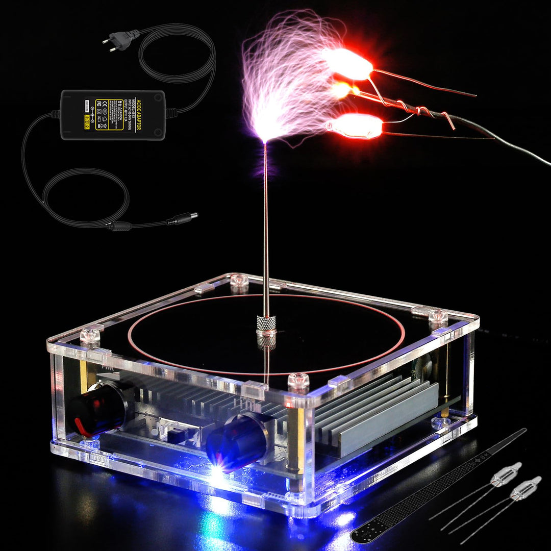 Music Tesla Coil,Tesla Coil Music Box,Musik Tesla Spule,Berührbarer Künstlicher Blitz,Lichtbogengene