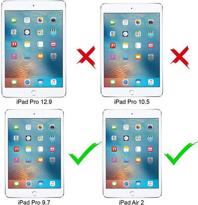 AICase wasserdichte Schutzhülle für iPad Pro 9,7/iPad Air 2, IP68, 360 Grad Rundumschutz mit Display