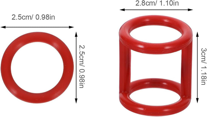 MAGICLULU 13 Stück Silikon Dichtungsringe für Eismaschinen, Ventilstange