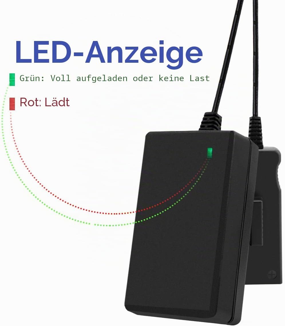 Exmate 18V Ladegerät für Gardena 8878-20 4078500887809 8025-20 574 47 68-01 Gardena Mähroboter R40Li