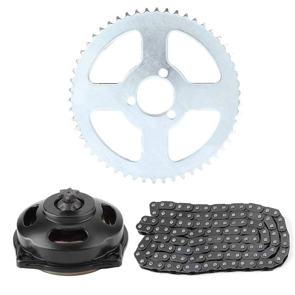 Pocket Bike Kupplungsglocke Mit Kettenrad Und Kette - Motorrad Kettenrad Kit Antriebssystem T8F Kett