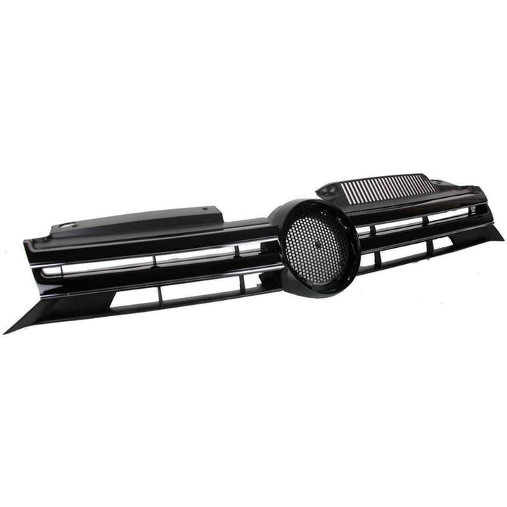 BandelOne enthält Sport Grill Kühlergrill Rippen Schwarz Glänzend Glanz für Golf 6 VI R-Line