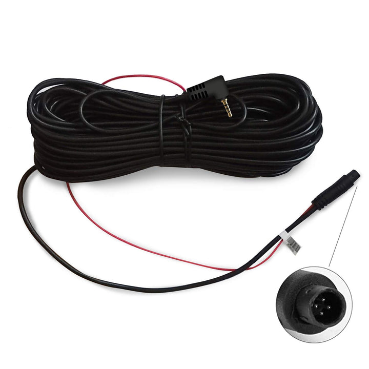 REDTIGER 50Feet Rückfahrkamera Ersatz längeres Kabel für Dash Cam (4 pin,2.5mm) 50Ft, 50Ft