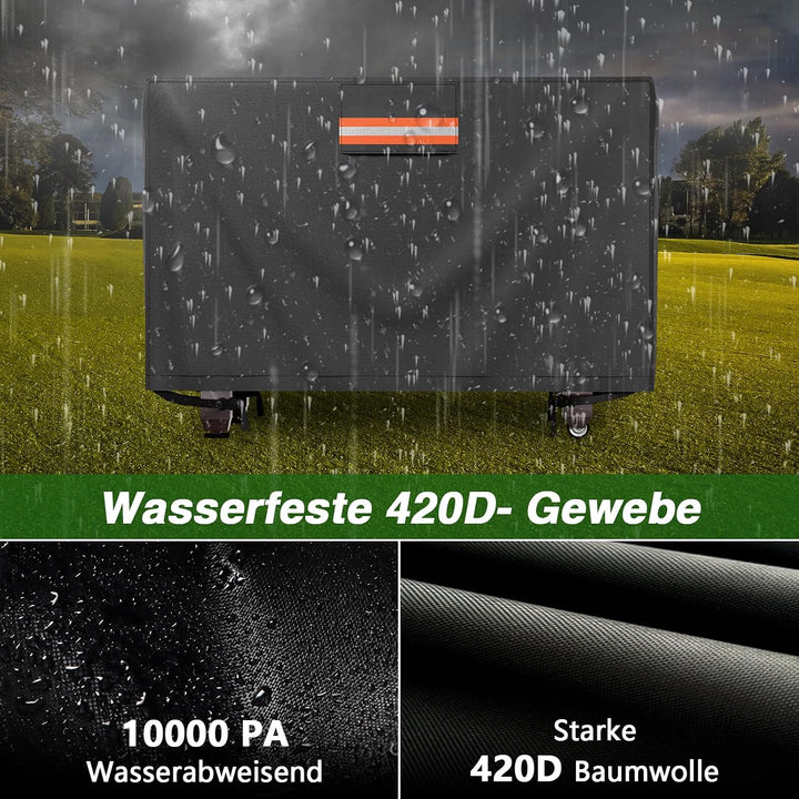 EVRBUL Tischwagen-Abdeckung, 137 cm (54’’) Aussengrill-Vorbereitungstischabdeckung passend für Keter