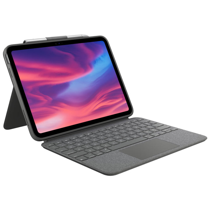 Logitech Combo Touch Case mit Abnehmbarer Tastatur für iPad (10. Generation) - French Layout