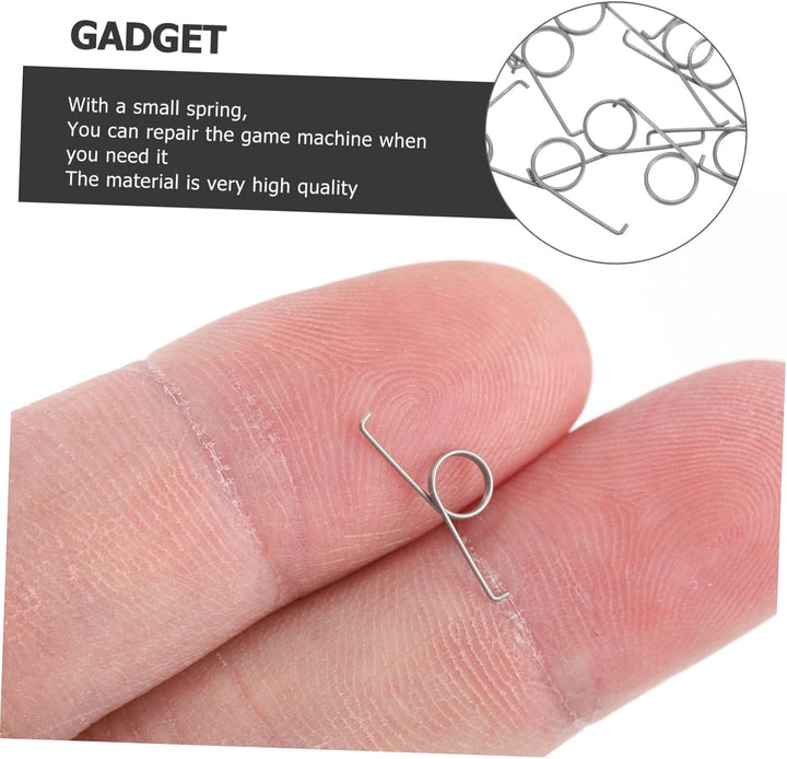 Garneck 50 Stück Eisen Spielmaschine Controller Feder Ersatz Metall Auslöseknopf Feder Für Spielkons