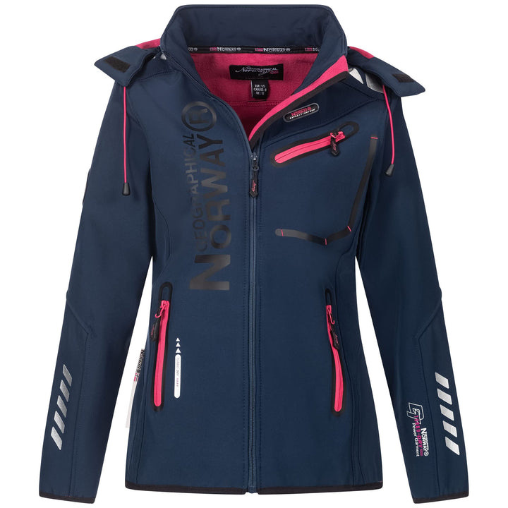Geographical Norway Damen Softshell Funktions Outdoor Regen Jacke IMS Edition Sport wasserabweisend